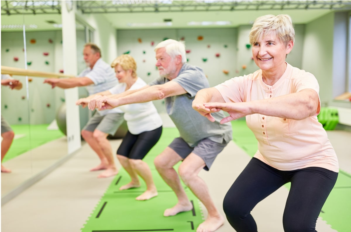 Senior Fitness: Yoga and Stretching Exercises